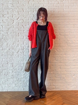 「SHOO・LA・RUE（シューラルー）のアイテム（スニーカー）」を使った、chikaさん（レディース・160cm）の秋コーディネート