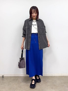 「Lee（リー）のアイテム」を使った、chikaさん（レディース・160cm）の秋コーディネート