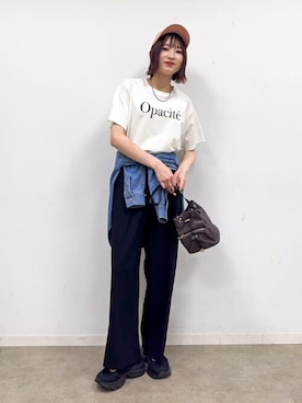 「Lee（リー）のアイテム」を使った、chikaさん（レディース・160cm）の秋コーディネート
