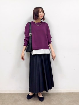 「SHOO・LA・RUE（シューラルー）のアイテム」を使った、chikaさん（レディース・160cm）の秋コーディネート