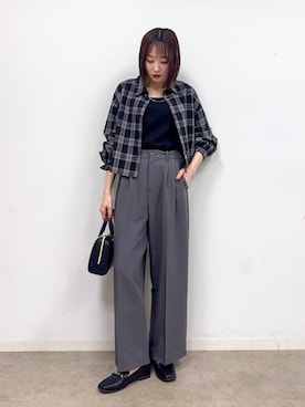 「アイテム（その他シューズ）」を使った、chikaさん（レディース・160cm）の秋コーディネート