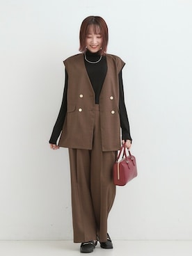 chikaさん（レディース・160cm）の秋コーディネート