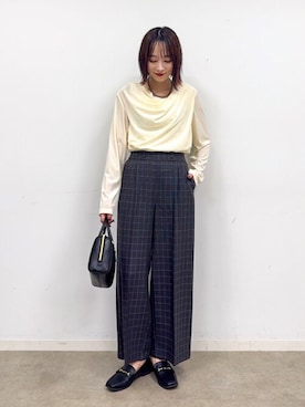 「アイテム（その他シューズ）」を使った、chikaさん（レディース・160cm）の秋コーディネート