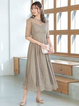 「結婚式二次会」｜PREFERIR_webさん（レディース・160cm）の秋コーディネート