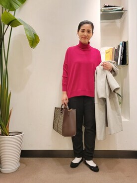 浪口　絵美さん（レディース・164cm）の冬コーディネート