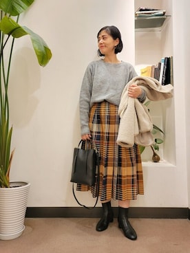 浪口　絵美さん（レディース・164cm）の冬コーディネート