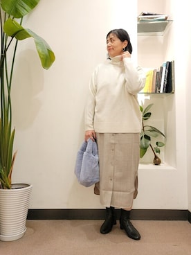 浪口　絵美さん（レディース・164cm）の冬コーディネート