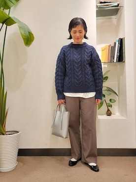 浪口 絵美さん(レディース・164cm)の冬コーディネート