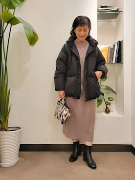 浪口　絵美さん（レディース・164cm）の冬コーディネート