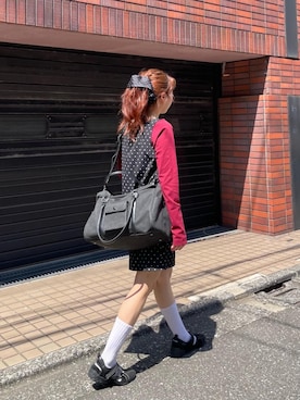 ショルダー付き トラベルバッグ TINA：JOJUNを使った人気