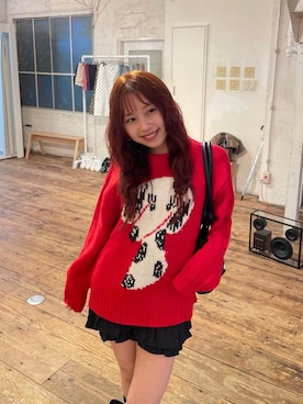 「アイテム（レッグウォーマー）」を使った、kasaki03さん（レディース・153cm）の秋コーディネート