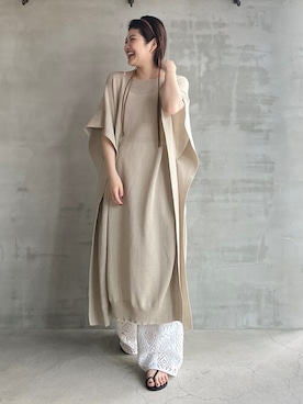 「レザーカチューシャ」｜heliopoleofficialさん（レディース・159cm）の春コーディネート