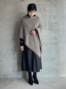 「tony bianco」｜heliopoleofficialさん（レディース・161cm）の冬コーディネート