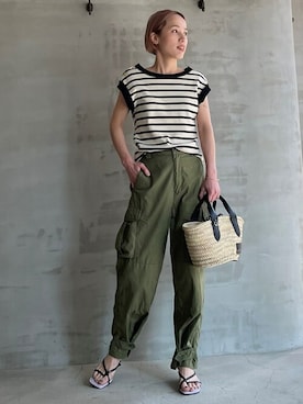 「traditionalweatherwear」｜heliopoleofficialさん（レディース・162cm）の春コーディネート