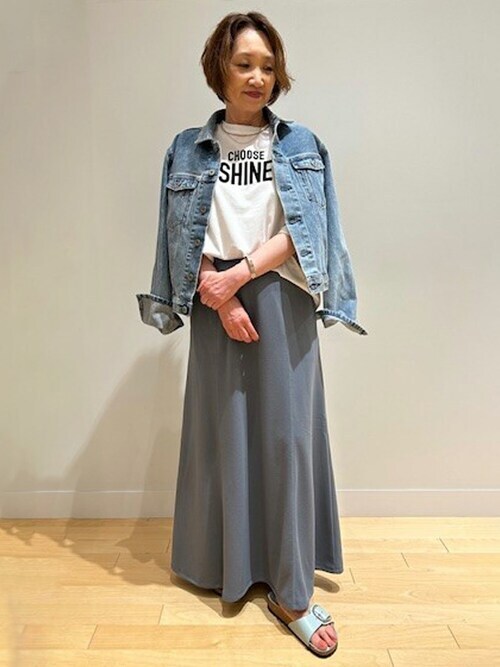 セール】SWEAT A LINE SKIRT（スカート）｜HELIOPOLE（エリオポール 