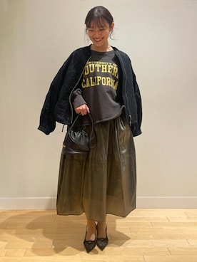 「HELIOPOLE（エリオポール）のアイテム」を使った、heliopoleofficialさん（レディース・150cm）の冬コーディネート