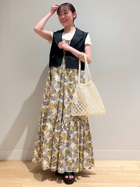 「HELIOPOLE（エリオポール）のアイテム（ワンピース/ドレス）」を使った、heliopoleofficialさん（レディース・150cm）の春コーディネート