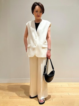 「HANES（ヘインズ）のアイテム」を使った、heliopoleofficialさん（レディース・156cm）の夏コーディネート