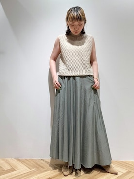 「HELIOPOLE（エリオポール）のアイテム」を使った、heliopoleofficialさん（レディース・159cm）の夏コーディネート