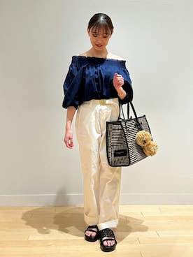 「マリンコーデ」｜heliopoleofficialさん（レディース・150cm）の夏コーディネート