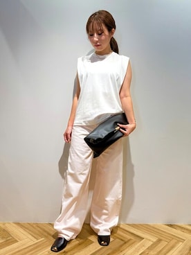 「HELIOPOLE（エリオポール）のアイテム」を使った、heliopoleofficialさん（レディース・158cm）の夏コーディネート