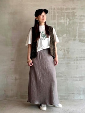 「HELIOPOLE（エリオポール）のアイテム」を使った、heliopoleofficialさん（レディース・155cm）の夏コーディネート