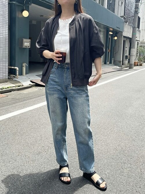 45R 前後異素材タンクトップ レース 予約]デザインレースタンクトップ