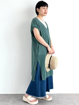 はなこさん(レディース・155cm)の夏コーディネート