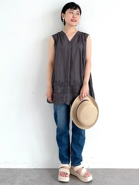 はなこさん(レディース・155cm)の夏コーディネート