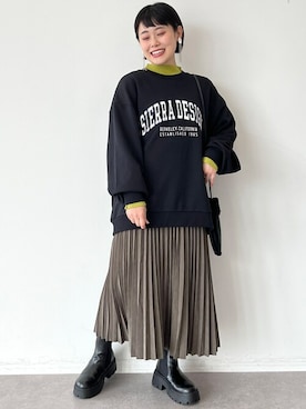 「SIERRA DESIGNS（シェラデザイン）のアイテム」を使った、はなこさん（レディース・155cm）の秋コーディネート