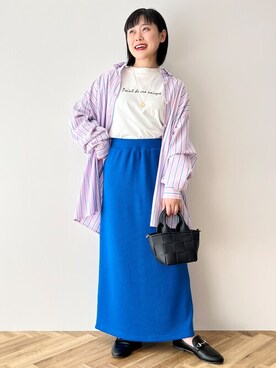 「AMERICAN HOLIC（アメリカンホリック）のアイテム（ネックレス）」を使った、はなこさん（レディース・155cm）の冬コーディネート