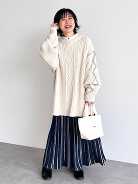 はなこさん（レディース・155cm）の冬コーディネート