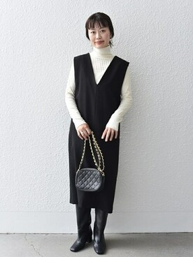 鈴木さん(レディース・161cm)の秋コーディネート