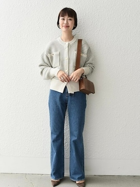 鈴木さん(レディース・161cm)の秋コーディネート