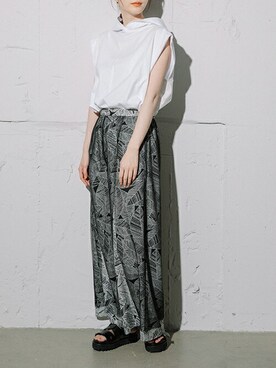 「フードパーカー」｜MARECHAL TERREさん（レディース・163cm）の春コーディネート