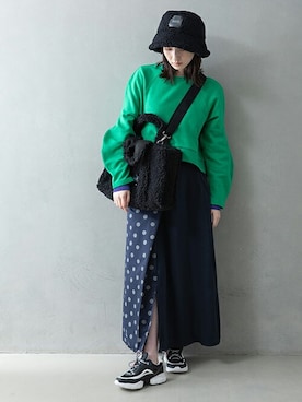 「MARECHAL TERRE（マルシャルテル）のアイテム」を使った、MARECHAL TERREさん（レディース・163cm）の秋コーディネート