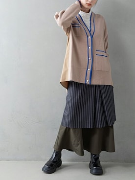 「MARECHAL TERRE（マルシャルテル）のアイテム」を使った、MARECHAL TERREさん（レディース・163cm）の秋コーディネート