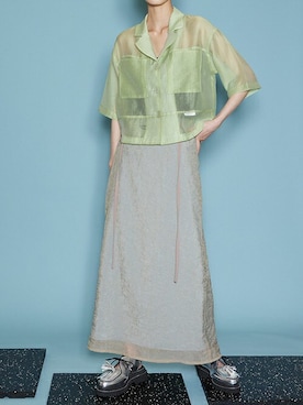 「MARECHAL TERRE（マルシャルテル）のアイテム」を使った、MARECHAL TERREさん（レディース・165cm）の夏コーディネート