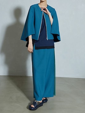 「セットアップスタイル」｜「アイテム（その他アウター）」を使った、MARECHAL TERREさん（レディース・165cm）の夏コーディネート