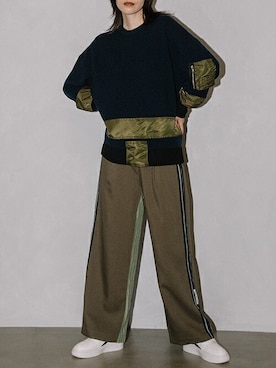 ネイビー×カーキ」の人気ファッションコーディネート - WEAR