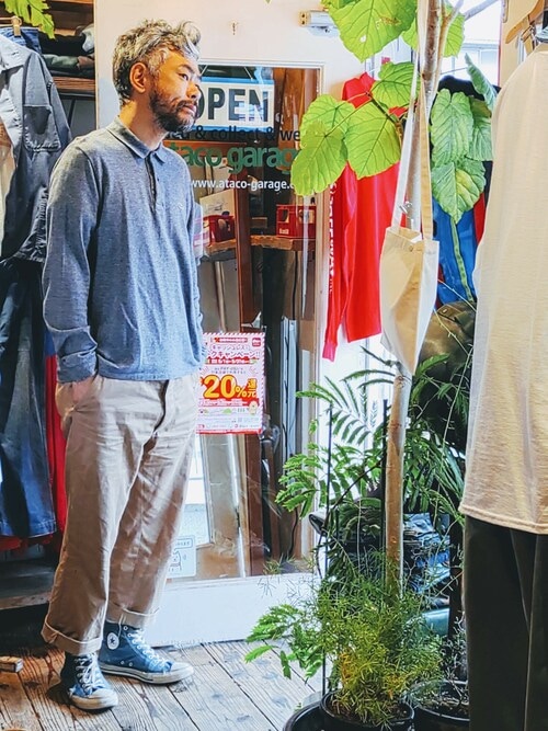 Ataco Garage 古着屋ataco Garage French Lacosteのポロシャツを使ったコーディネート Wear