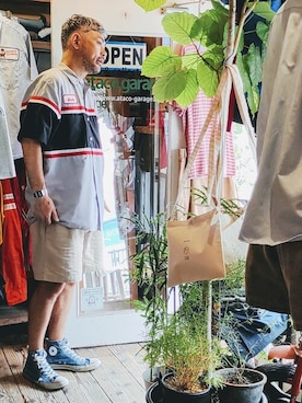 「RED KAP（レッドキャップ）のアイテム」を使った、ataco garageさん（メンズ・173cm）の夏コーディネート