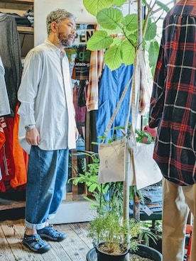 「--（--）のアイテム」を使った、ataco garageさん（メンズ・173cm）の秋コーディネート