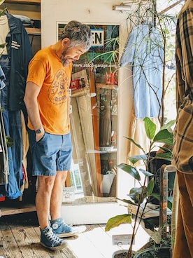 「パタゴニア」｜ataco garageさん（メンズ・173cm）の夏コーディネート