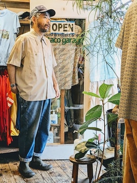 「BIG MAC（ビッグマック）のアイテム」を使った、ataco garageさん（メンズ・173cm）の夏コーディネート
