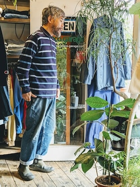 「ラガーシャツ」｜ataco garageさん（メンズ・173cm）の秋コーディネート