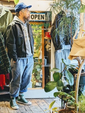 「--（--）のアイテム（ジャケット/アウター）」を使った、ataco garageさん（メンズ・173cm）の冬コーディネート