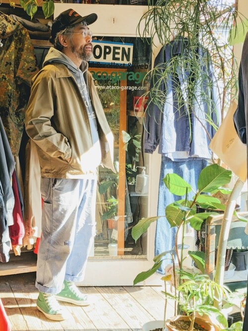 london fog ウールブルゾン London Fog - Fake Suede Zip Blouson (size-L) ¥14000+tax
