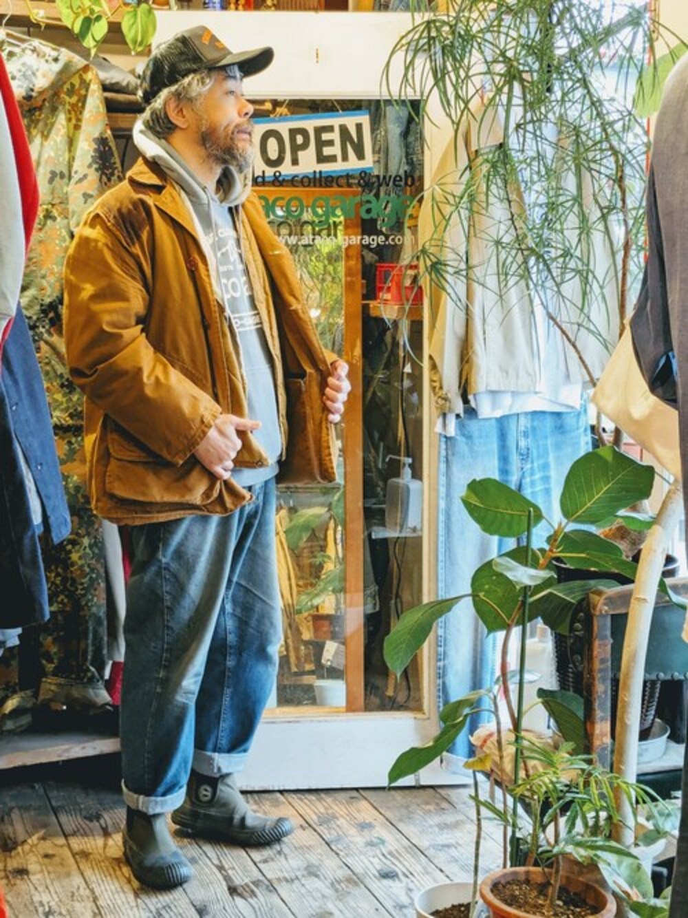 の「70s 80s CANADA製 WOODS ハンティング ジャケット カバーオール