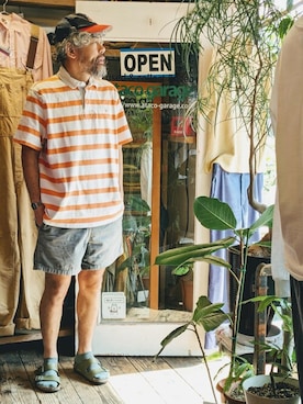 「ポロラルフローレン」｜ataco garageさん（メンズ・173cm）の夏コーディネート